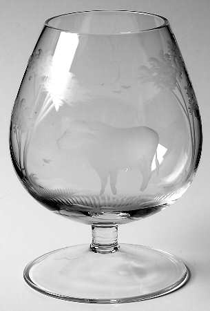 Kenyan-African Brandy Glass