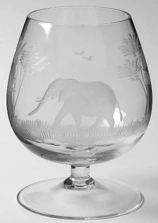 Kenyan-African Small Brandy Glass