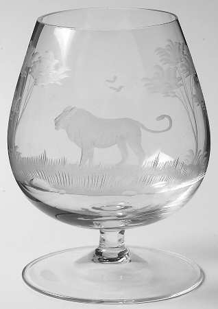 Kenyan-African Small Brandy Glass