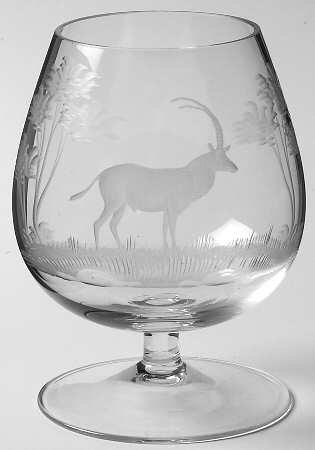 Kenyan-African Small Brandy Glass