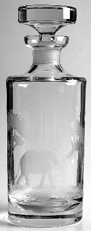 Kenyan-African Liqueur Decanter & Stopper