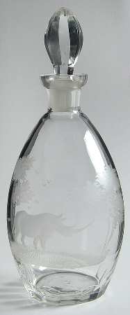 Kenyan-African Wine Decanter & Stopper