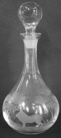 Kenyan-African Liqueur Decanter & Stopper