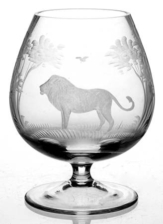 Kenyan-African Mini Brandy Glass