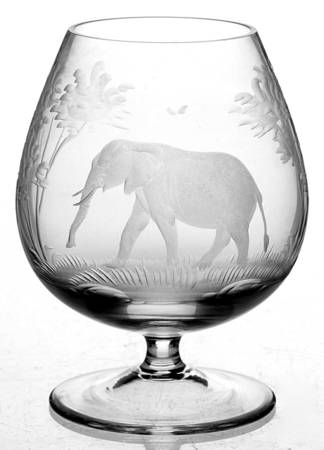 Kenyan-African Mini Brandy Glass