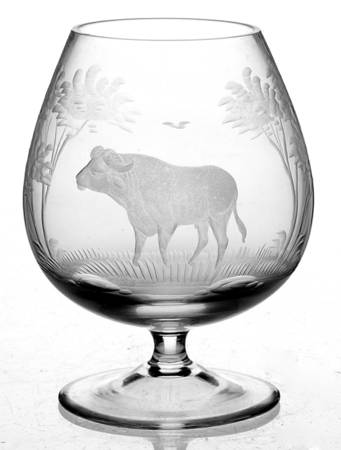 Kenyan-African Mini Brandy Glass