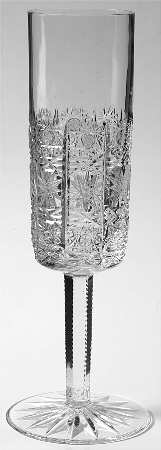 Queen Lace (Square Bowl Shape) Fluted Champagne