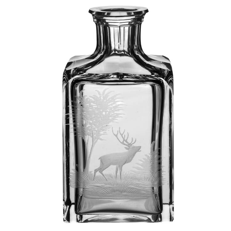 Americana-American Square Decanter No Stopper