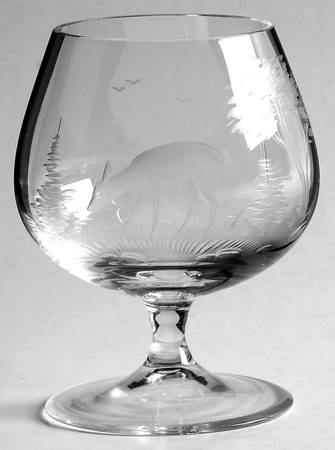 Americana-American Brandy Glass