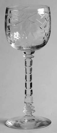 1004-2 (Polished Cut) Wine Glass