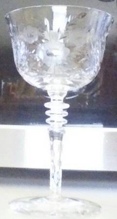 2010-2 (Gray Cut) Wine Glass