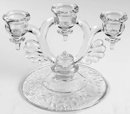 Fernwood (Polished) 3 Light Candlestick