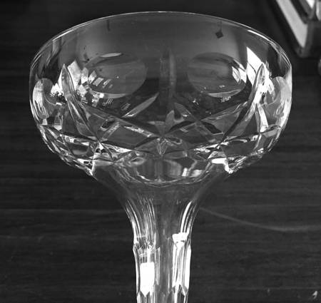 Olive & Cross (2002, Safety Lip) Tall Hollow Stem Champagne