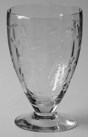 Wild Rose Footed Tumbler