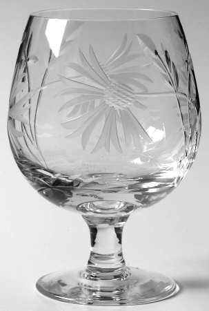 Cornflower Brandy Glass