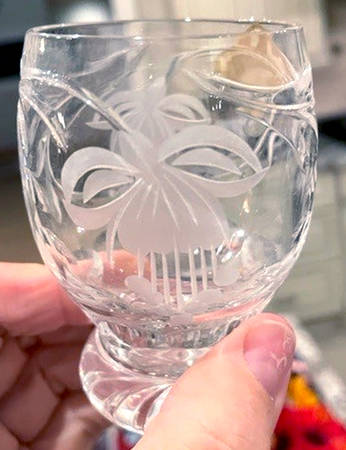 Fuchsia Whiskey Glass