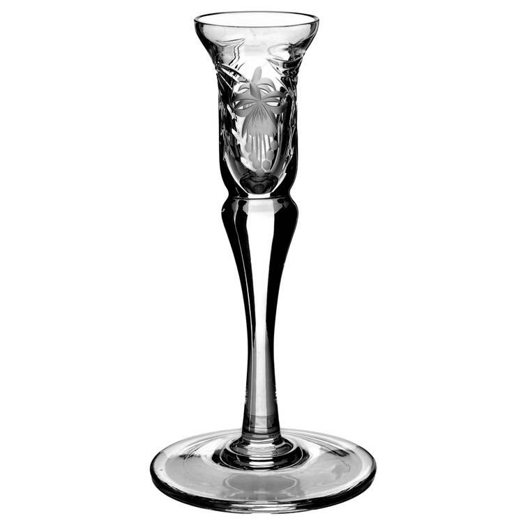 Fuchsia 7" Single Light Candlestick