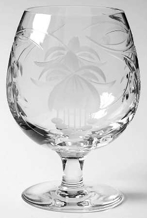 Fuchsia Brandy Glass