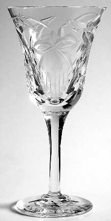 Fuchsia Wine Glass