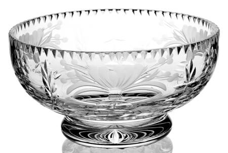 Honeysuckle 8" Footed Bowl