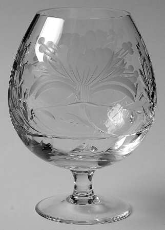Honeysuckle Brandy Glass