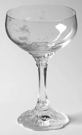 Catherine (Etched) Champagne/Tall Sherbet