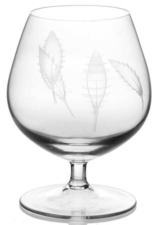 Foliage Clear Brandy Glass