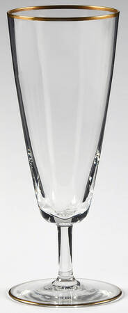 Gold Band Fluted Champagne