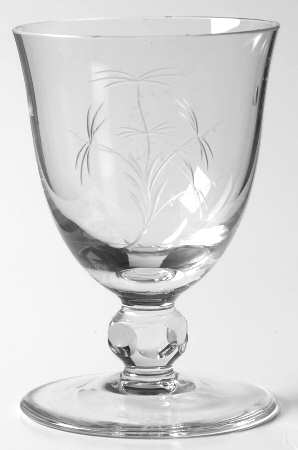 Golden Palm Wine Glass