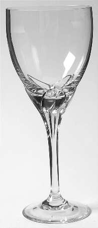 Iris (Clear Stem) Water Goblet