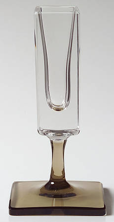 Linear Smoke 4" Single Light Candlestick