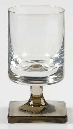 Linear Smoke Cordial Glass