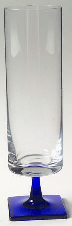 Linear Terzo Blue Stem Beer/Tea Glass