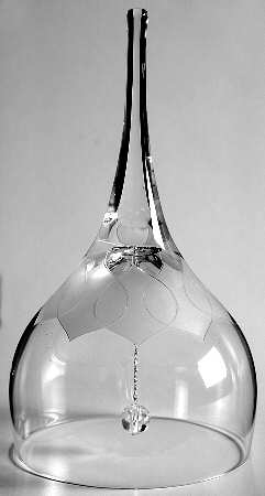 Lotus Blossoms Bell Made From Goblet