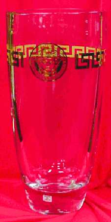 Medusa D'Or 15" Straight Vase