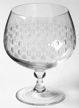 Motif (Romance I Stem) Brandy Glass