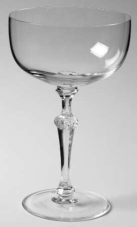 Ophelia Clear Champagne/Tall Sherbet