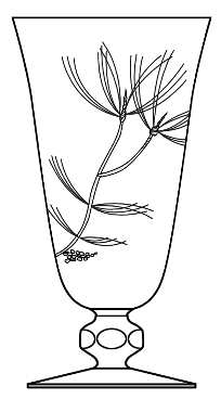 Pine Needles (Stem #430) by Rosenthal