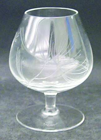 Pine Needles (Stem #430) Brandy Glass