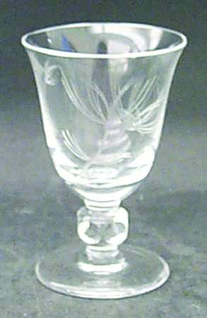 Pine Needles (Stem #430) Cordial Glass