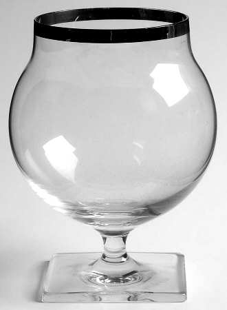 Platinum Band (Stem #3200) Brandy Glass