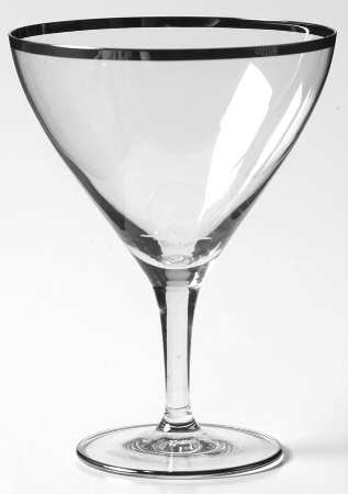 Platinum Band Sherry Glass