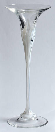 Snowflower 9" Single Light Candlestick