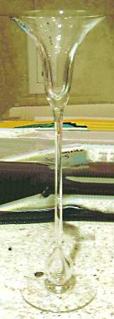 Solitaire 13" Tall Single Light Candlestick