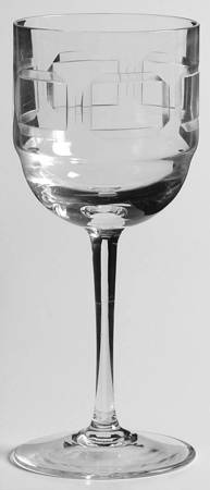 Squares Wine Glass