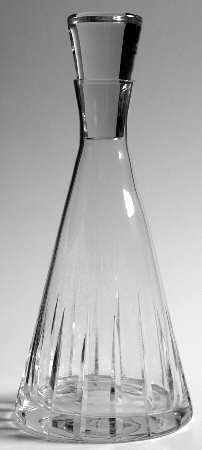 Wedge Cut Decanter & Stopper