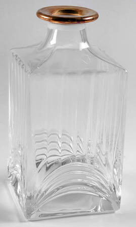 Aurea Gold Square Decanter No Stopper