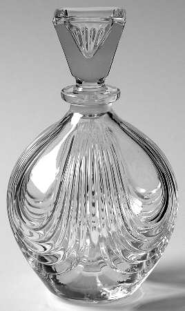 Magnolia Round Perfume Bottle & Stopper