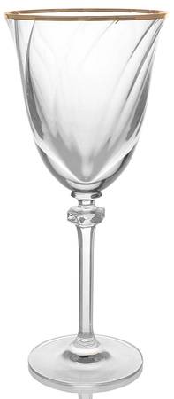 Vassar Gold Wine Glass