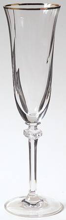 Vassar Gold Fluted Champagne